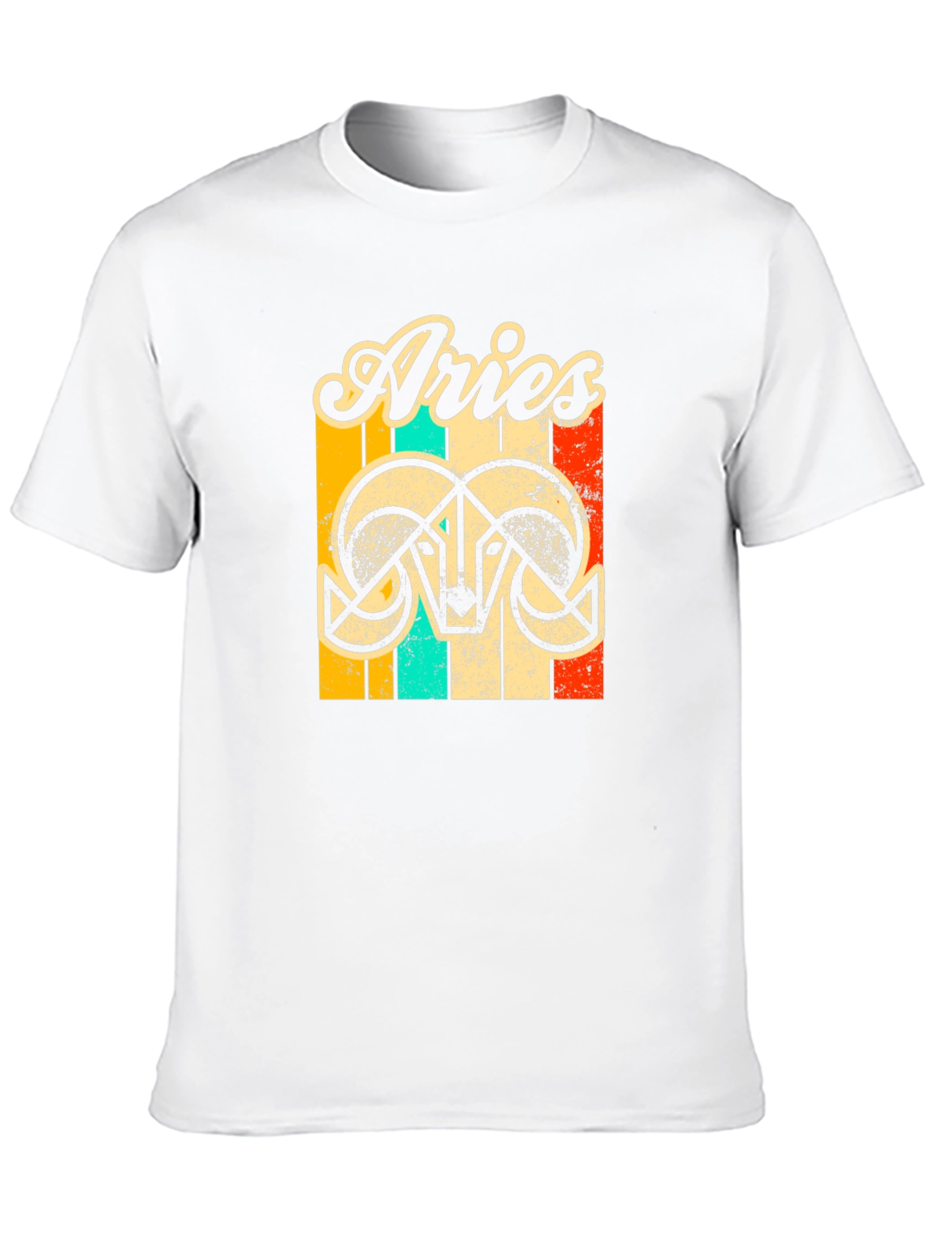 Retro Aries T-Shirt - Zodiac Astrology Tee