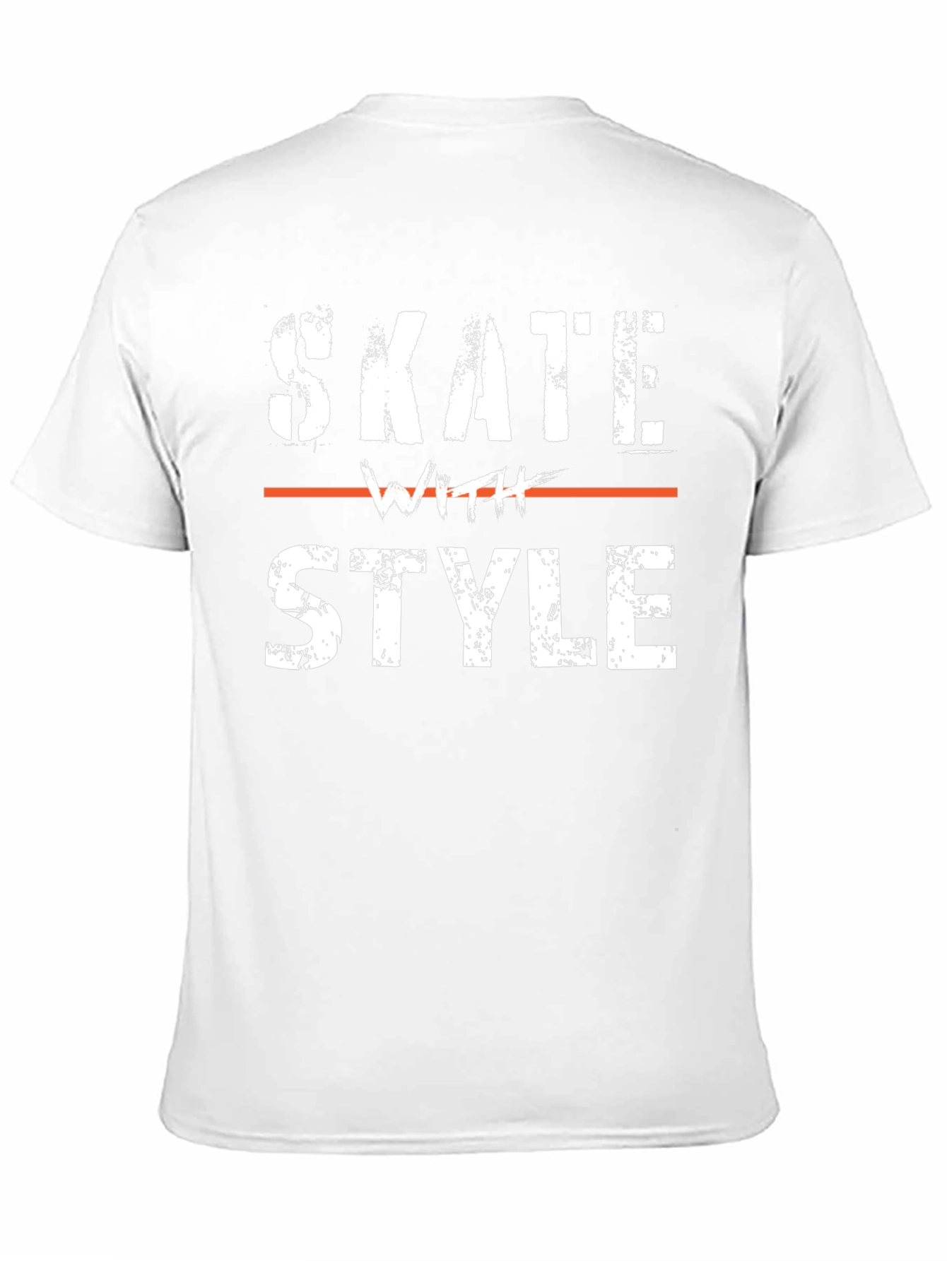 Skate With Style Graphic Tee - Cool Design