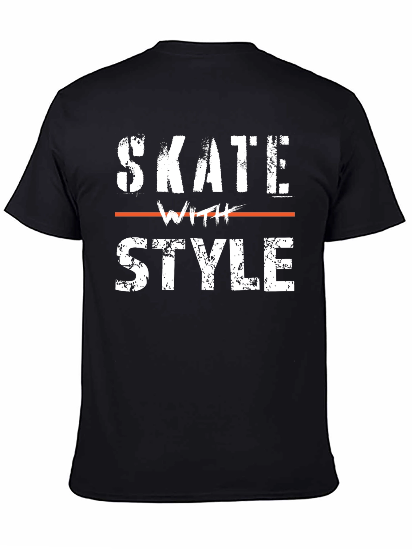 Skate With Style Graphic Tee - Cool Design