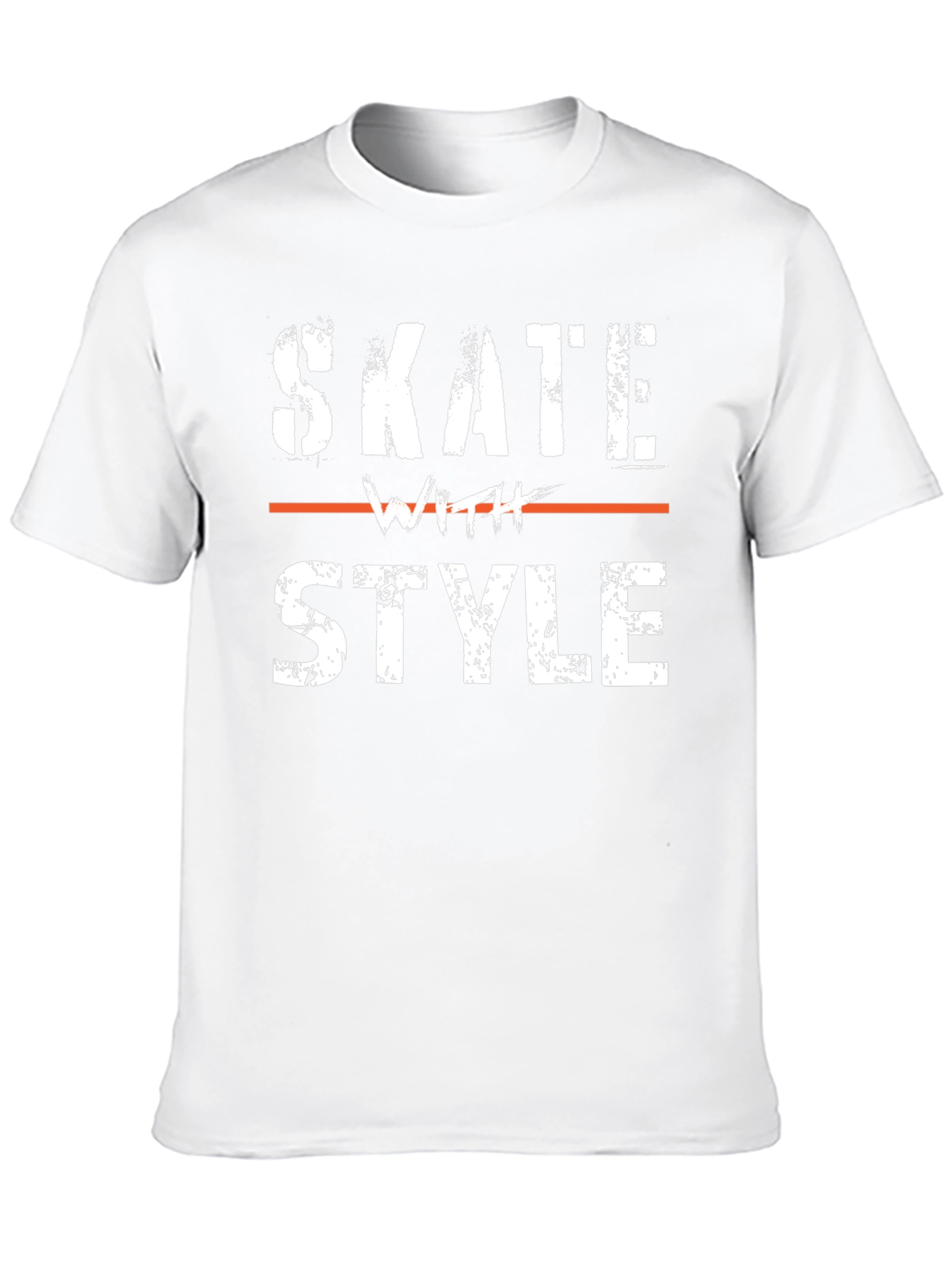 Skate With Style Graphic Tee - Cool Design