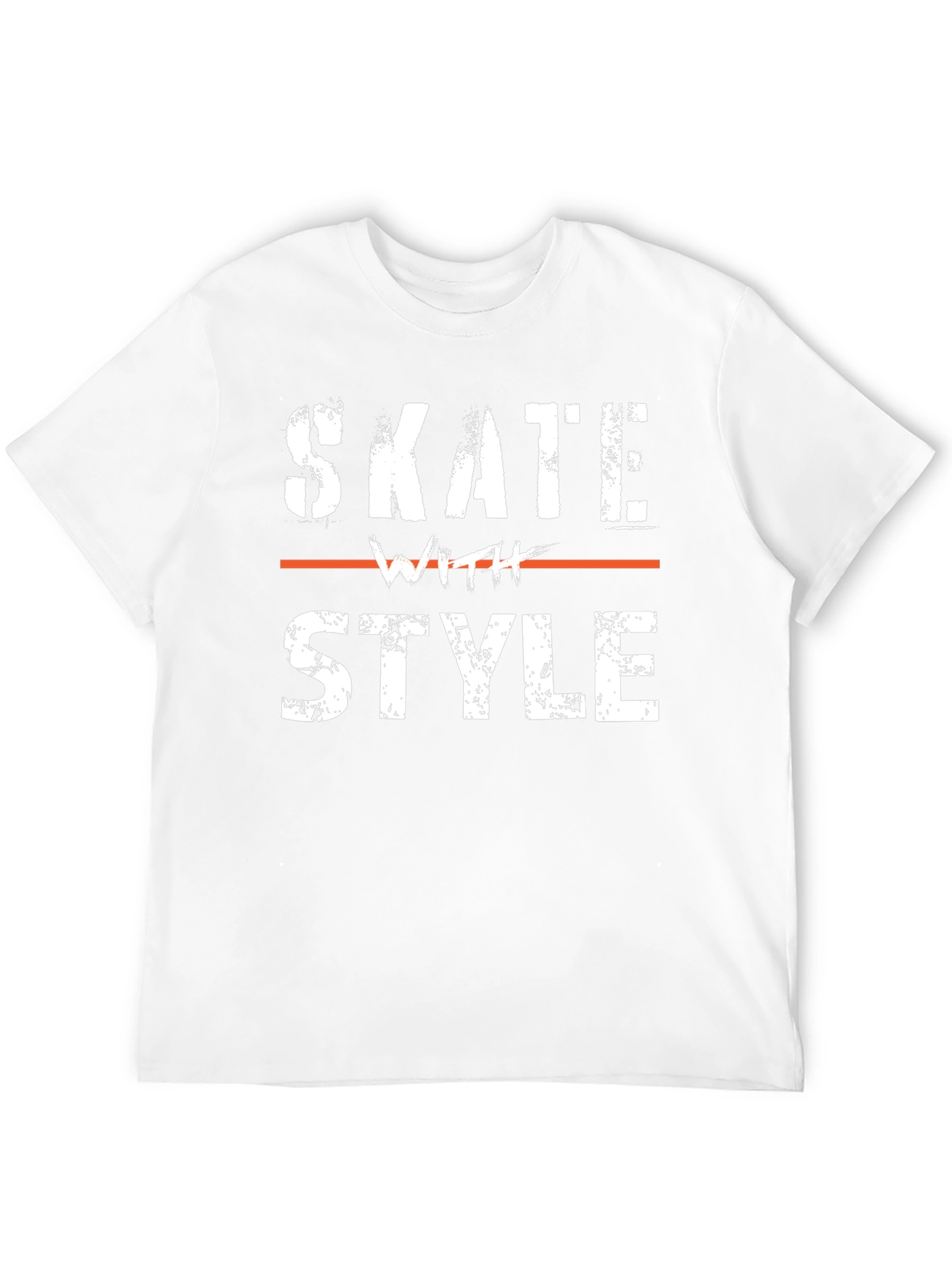 Skate With Style Graphic Tee - Cool Design