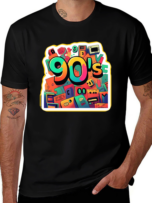 90s Throwback Graphic Tee - Retro Style