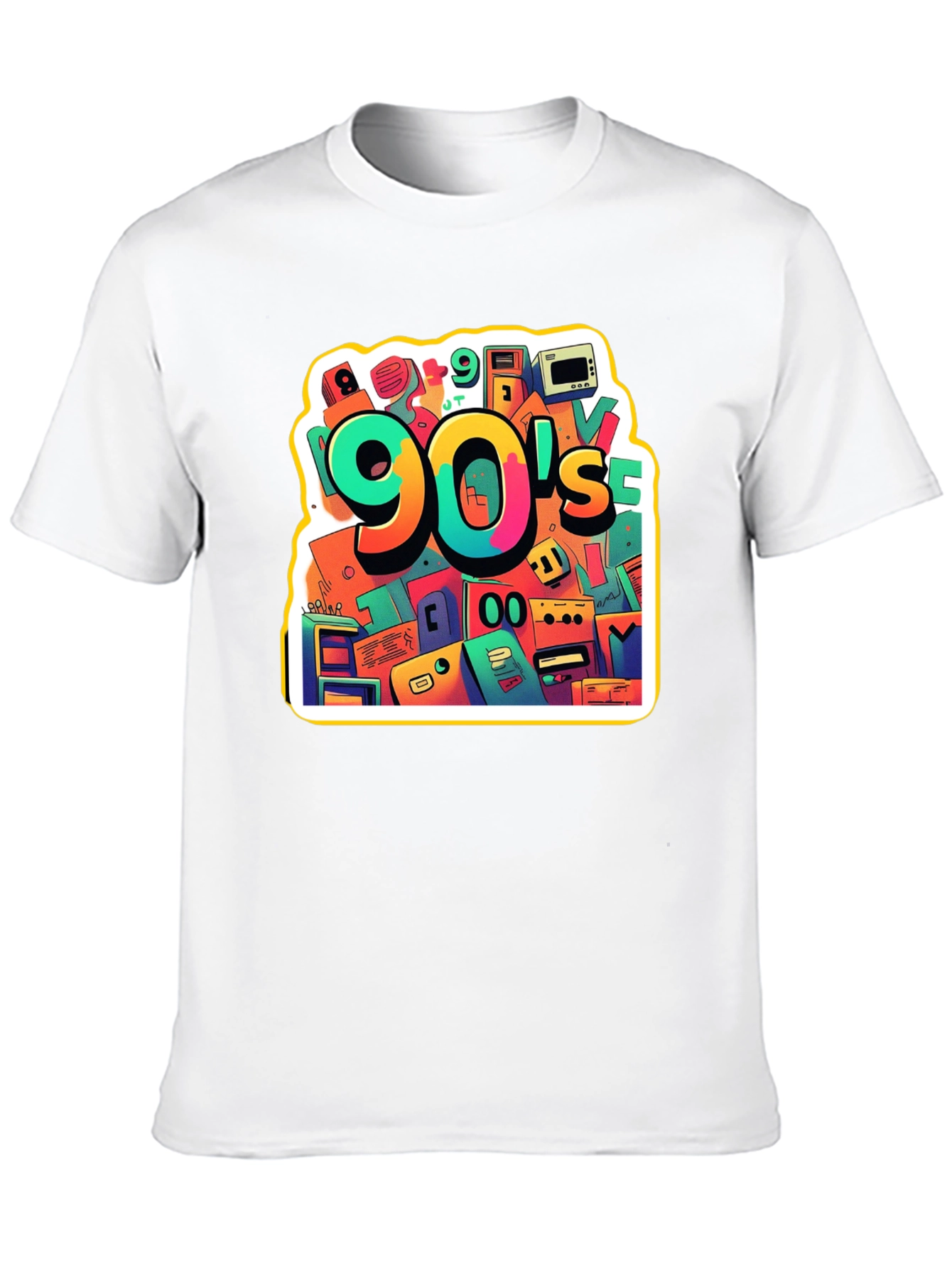 90s Throwback Graphic Tee - Retro Style