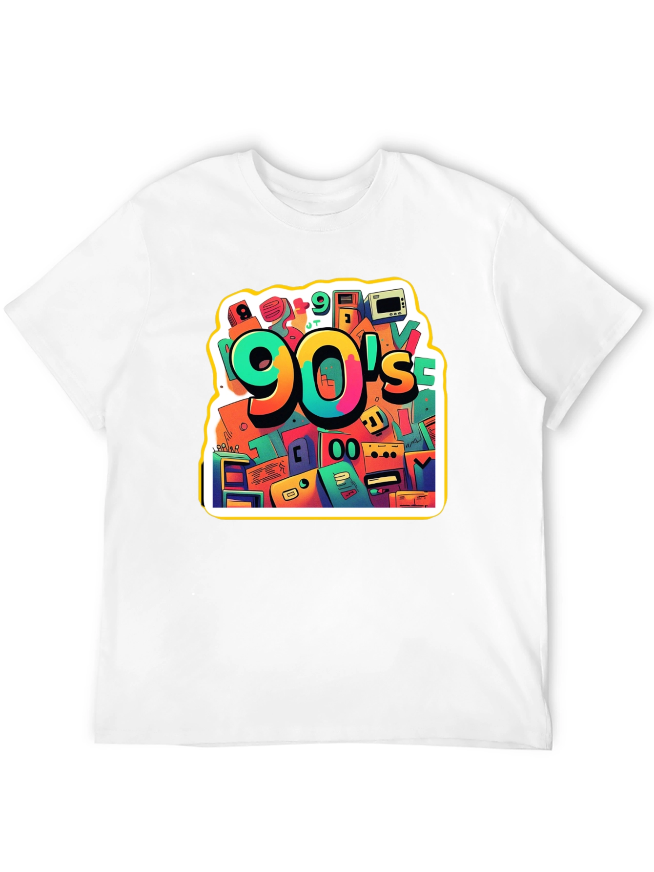 90s Throwback Graphic Tee - Retro Style