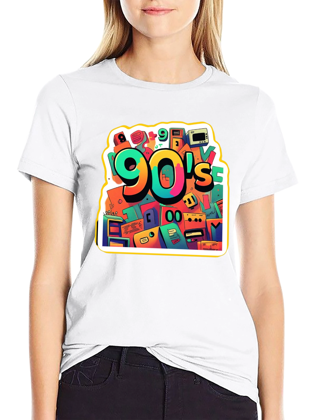 90s Throwback Graphic Tee - Retro Style