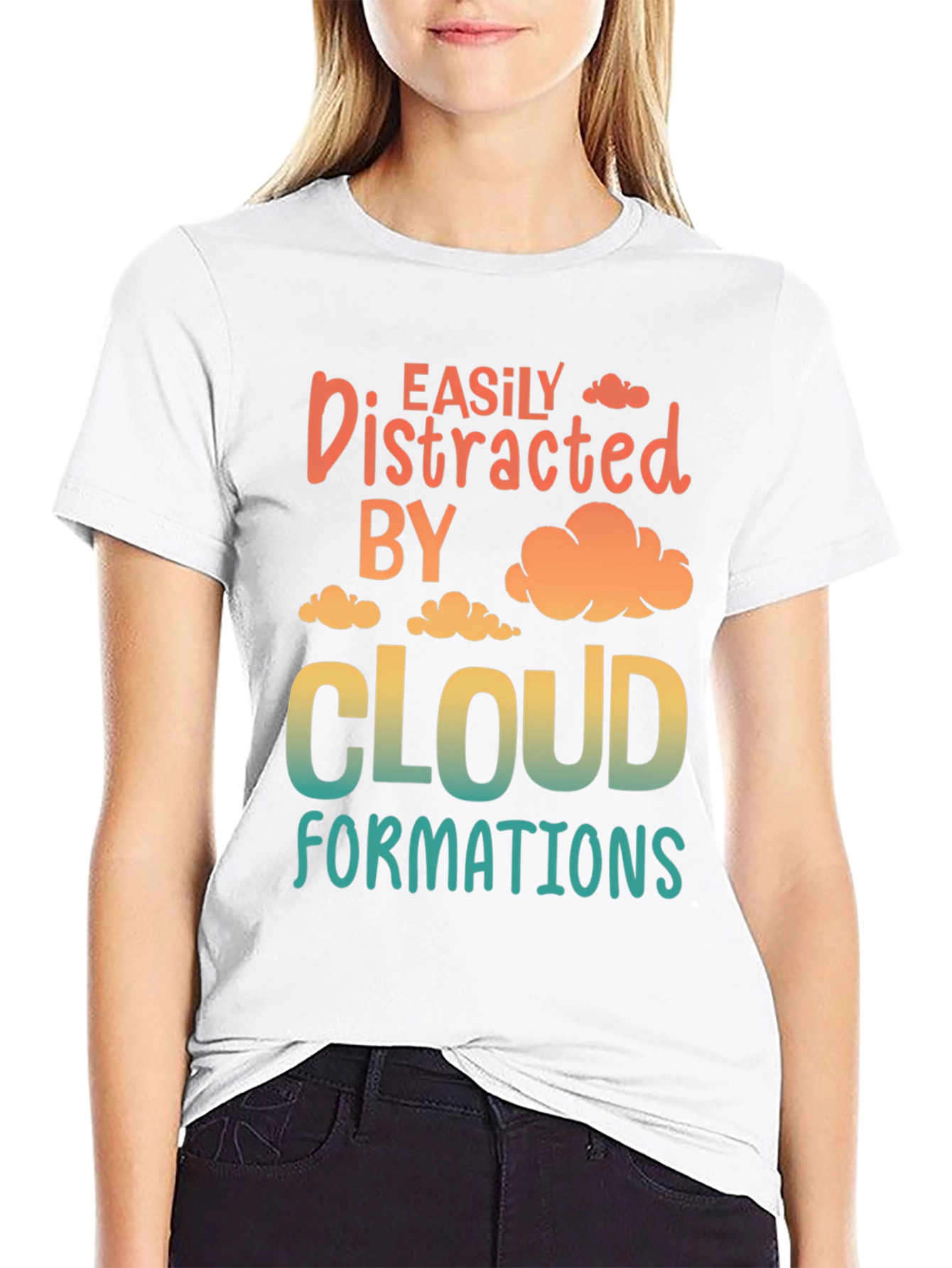 Easily Distracted By Cloud Formations T-Shirt