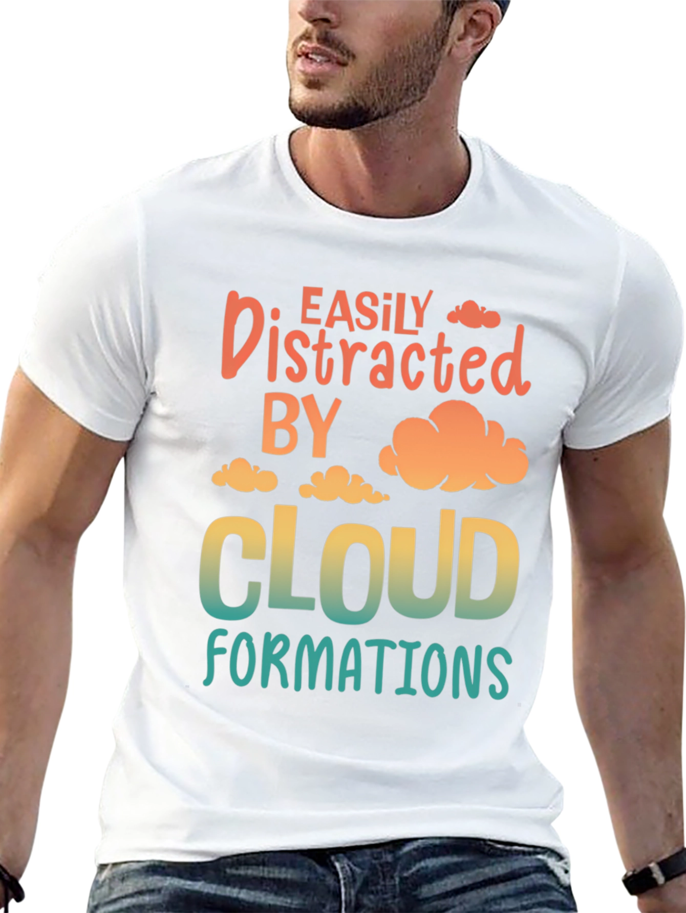 Easily Distracted By Cloud Formations T-Shirt