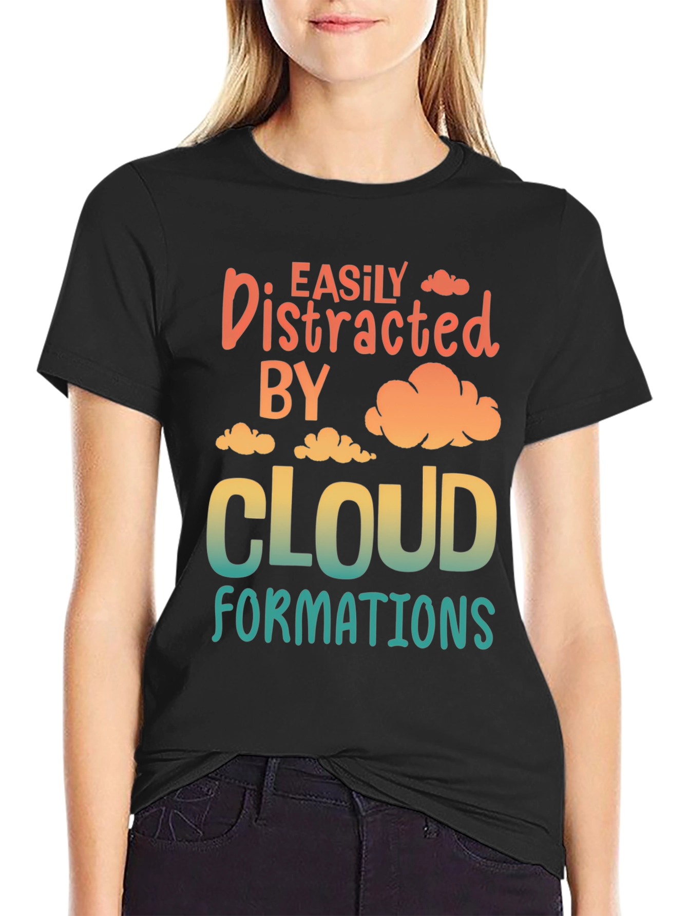 Easily Distracted By Cloud Formations T-Shirt