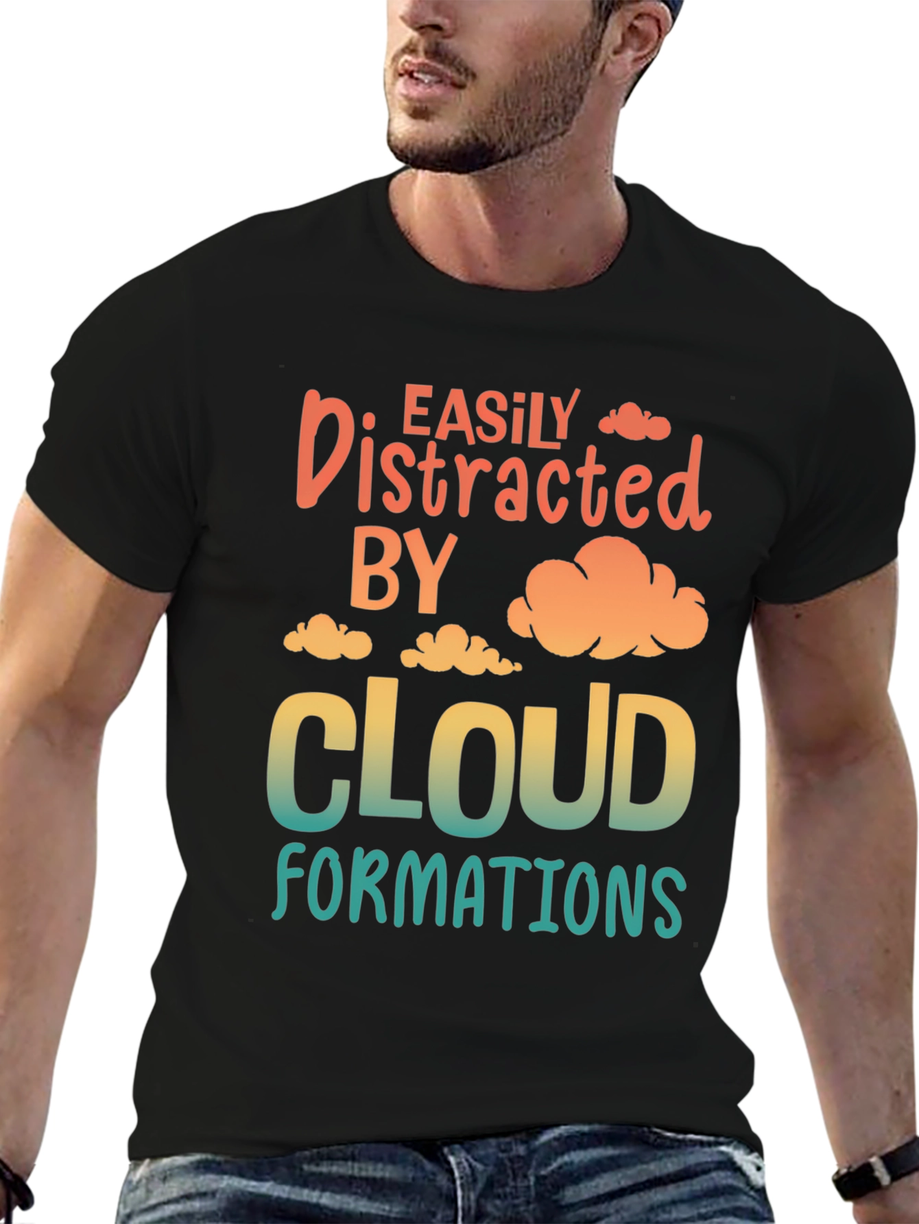 Easily Distracted By Cloud Formations T-Shirt