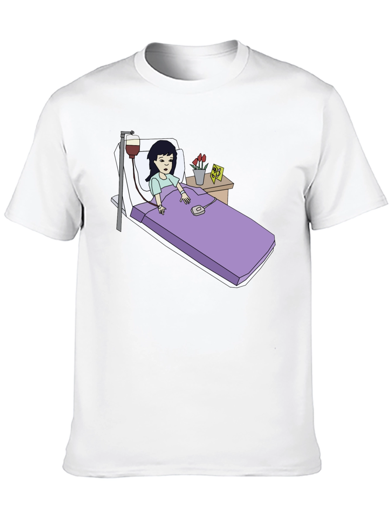 Daria Sick Day Graphic Tee - Black Cotton T-Shirt