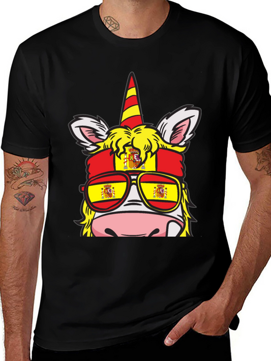 Spain Flag Unicorn T-Shirt