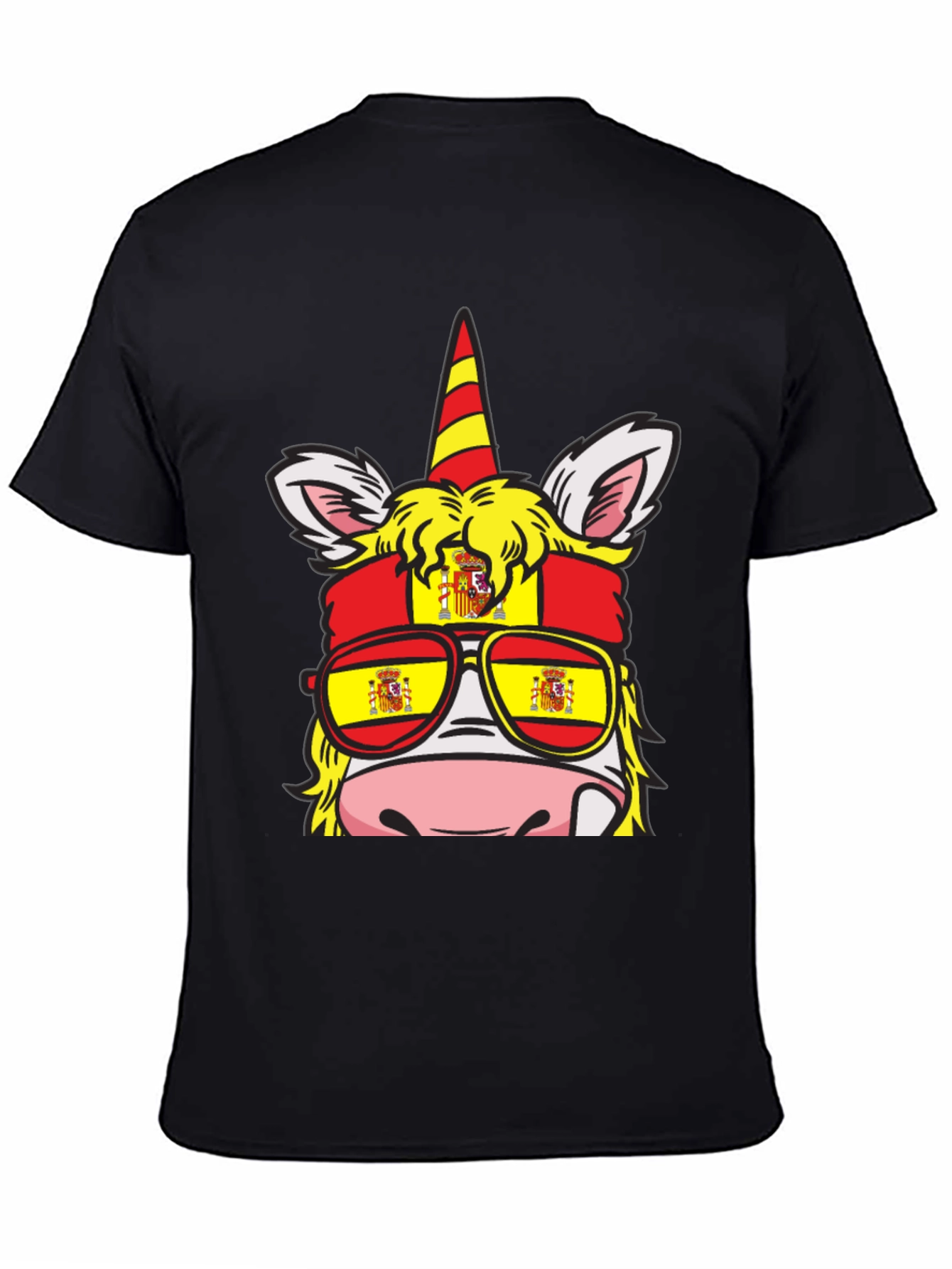 Spain Flag Unicorn T-Shirt