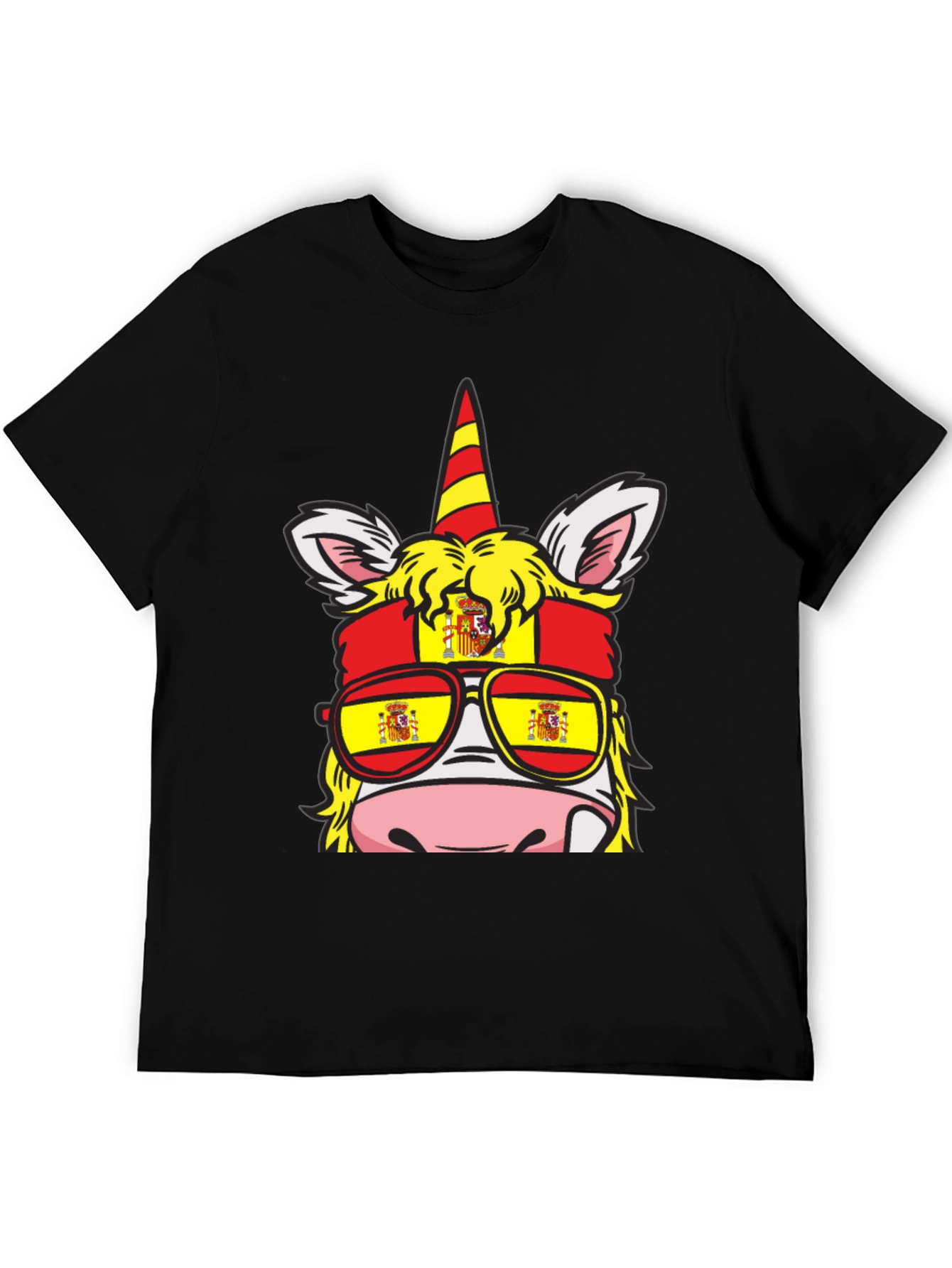 Spain Flag Unicorn T-Shirt