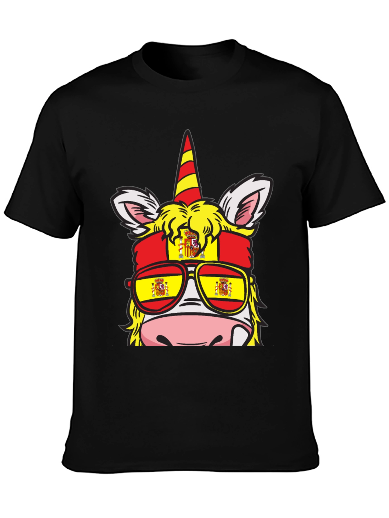 Spain Flag Unicorn T-Shirt