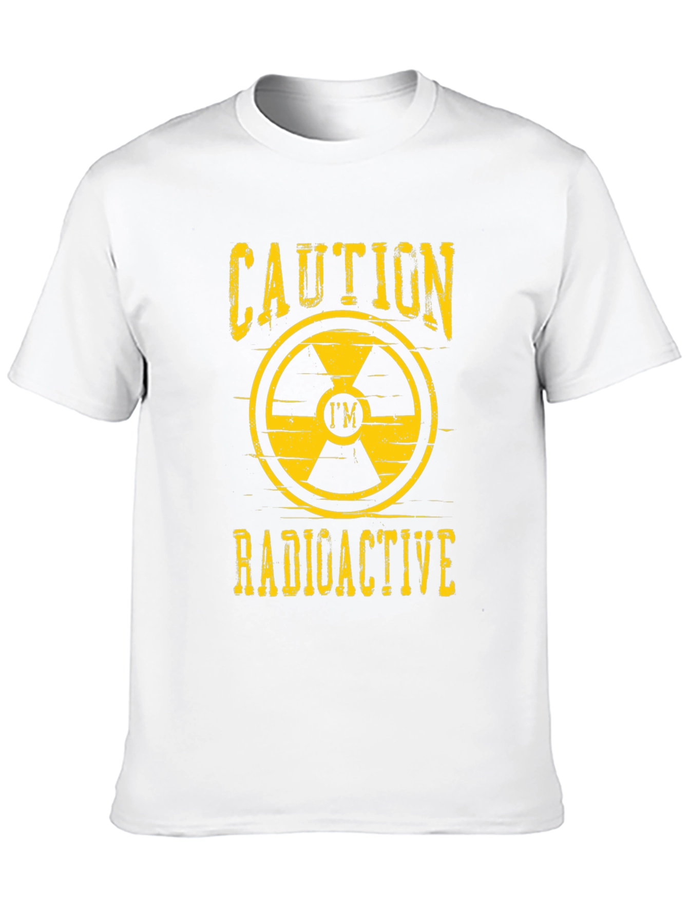 Caution Radioactive T-Shirt - Novelty Graphic Tee