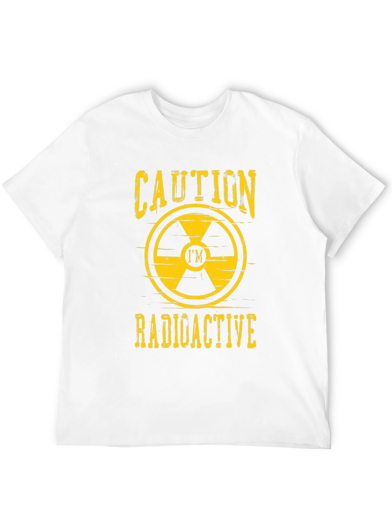 Caution Radioactive T-Shirt - Novelty Graphic Tee