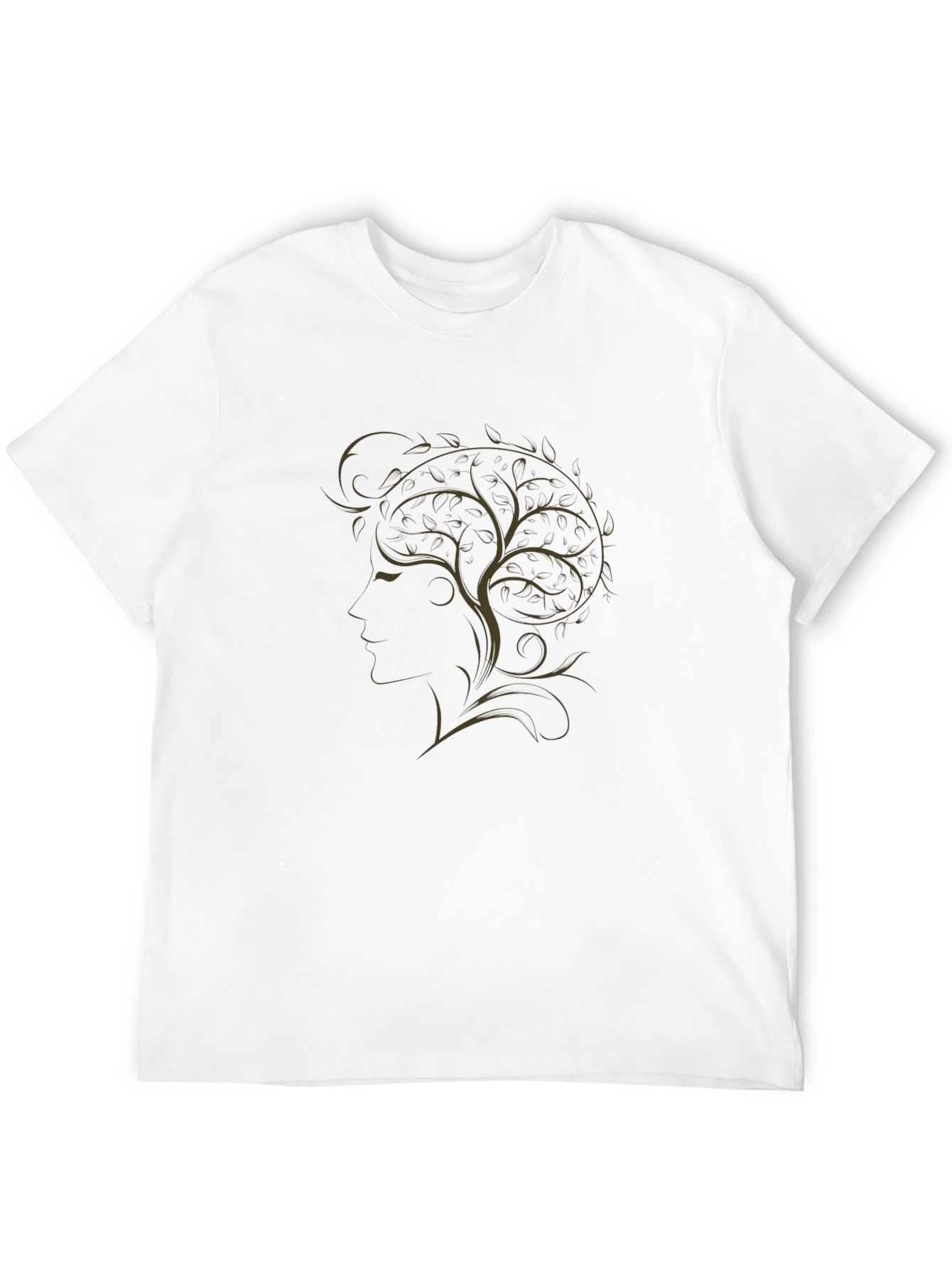 Natures Silhouette Tee - Artistic Tree Design