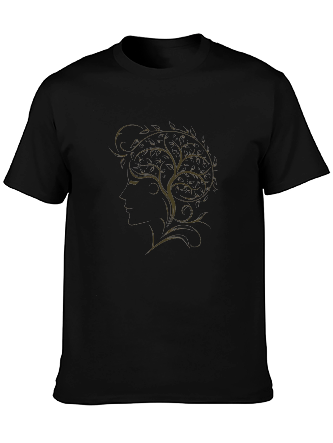 Natures Silhouette Tee - Artistic Tree Design