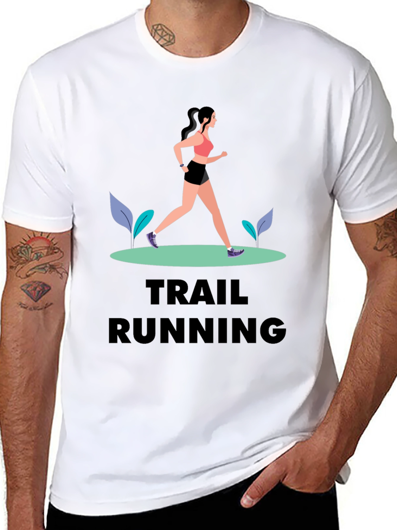 Trail Running Graphic T-Shirt