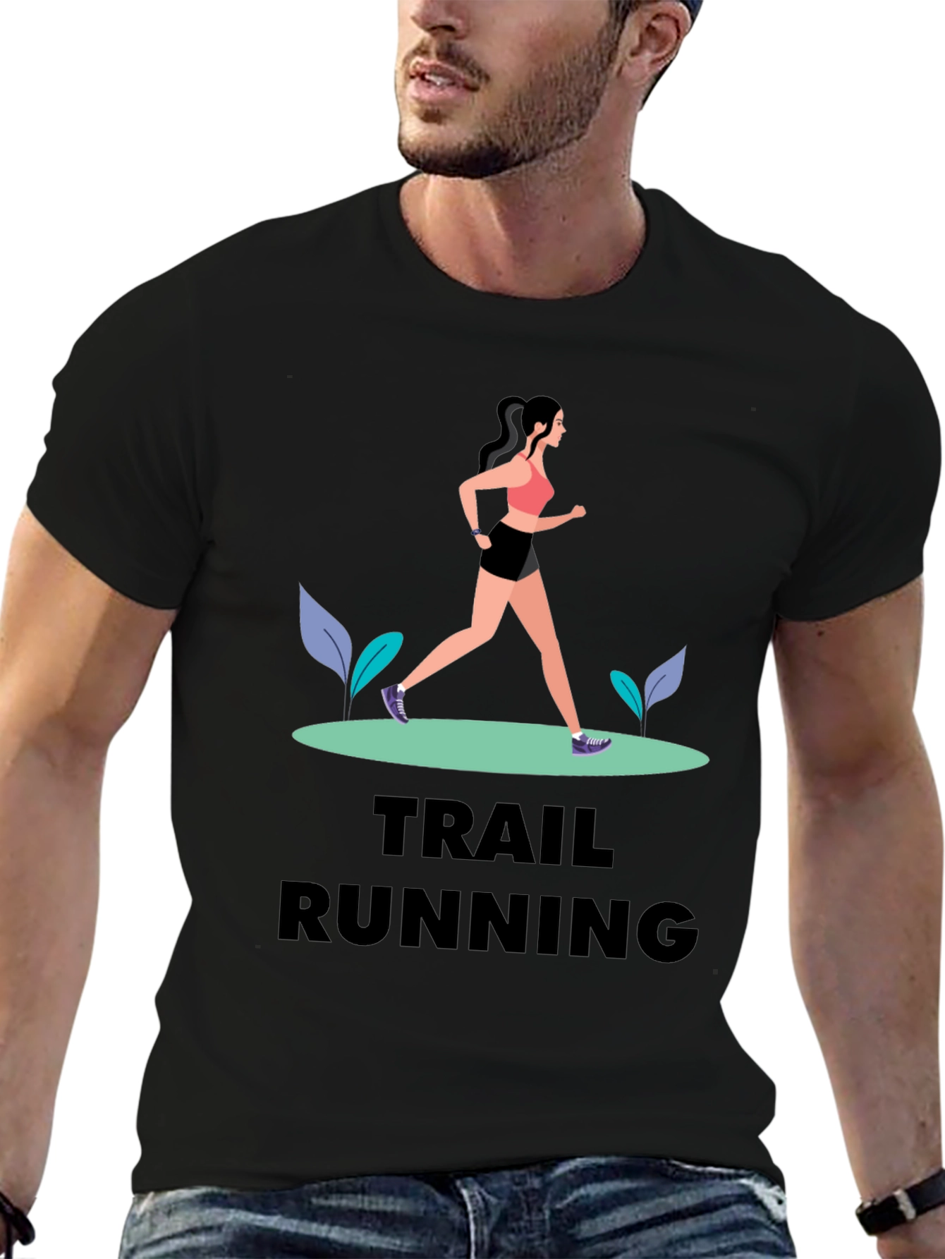 Trail Running Graphic T-Shirt