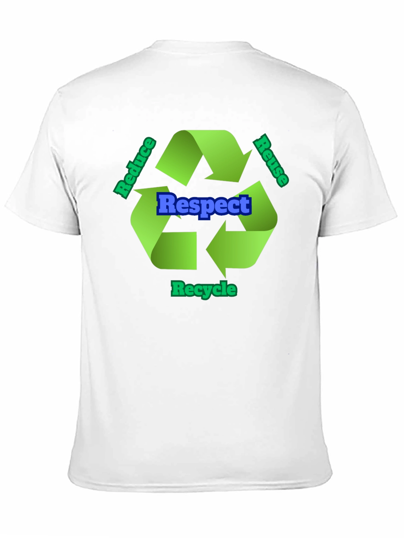 Respect Recycle T-Shirt - Eco-Friendly Design