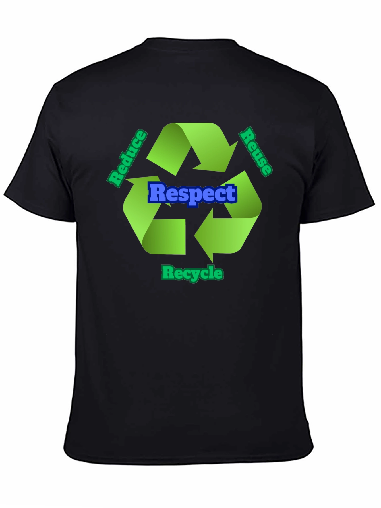Respect Recycle T-Shirt - Eco-Friendly Design