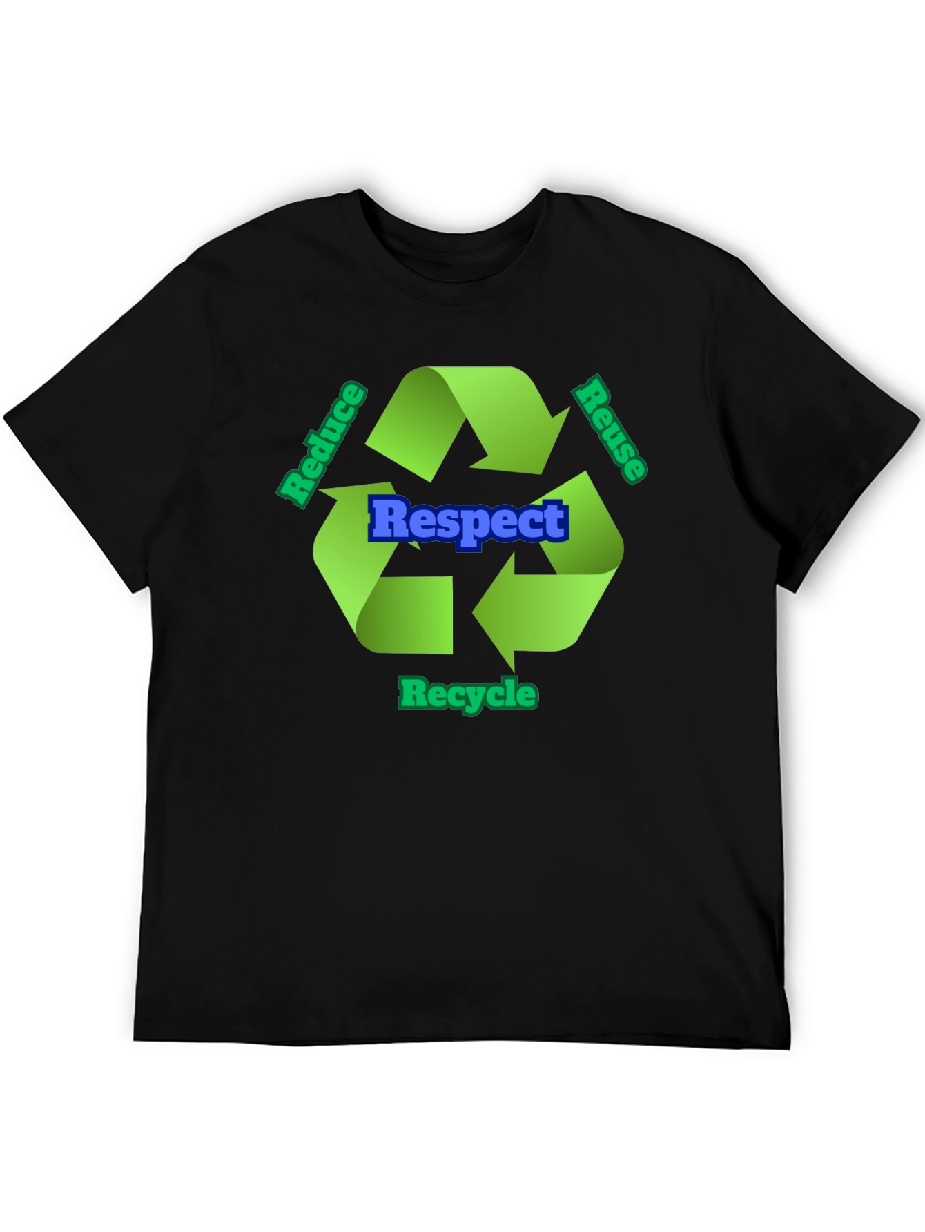 Respect Recycle T-Shirt - Eco-Friendly Design