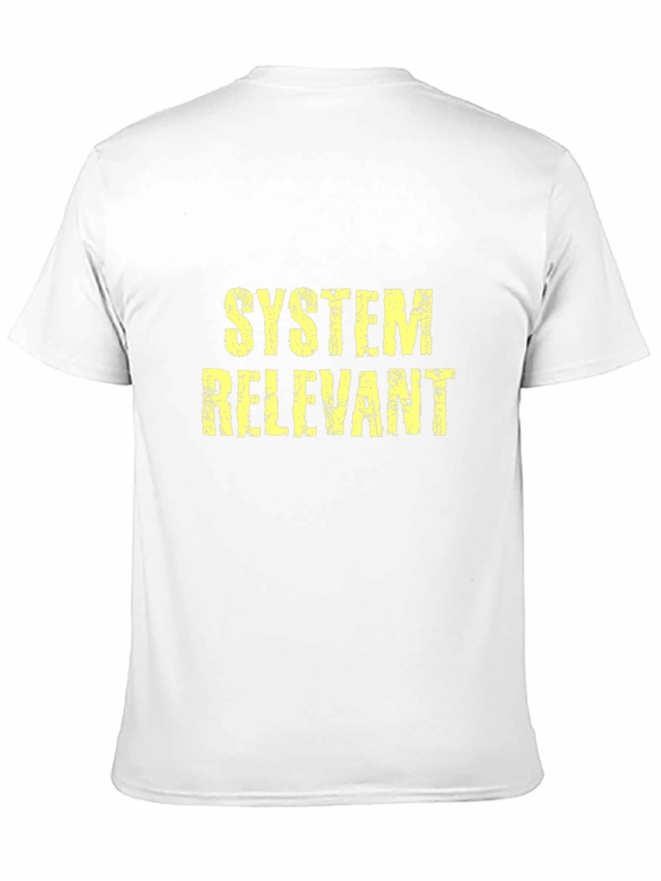 System Relevant Graphic Tee - Black Cotton T-Shirt