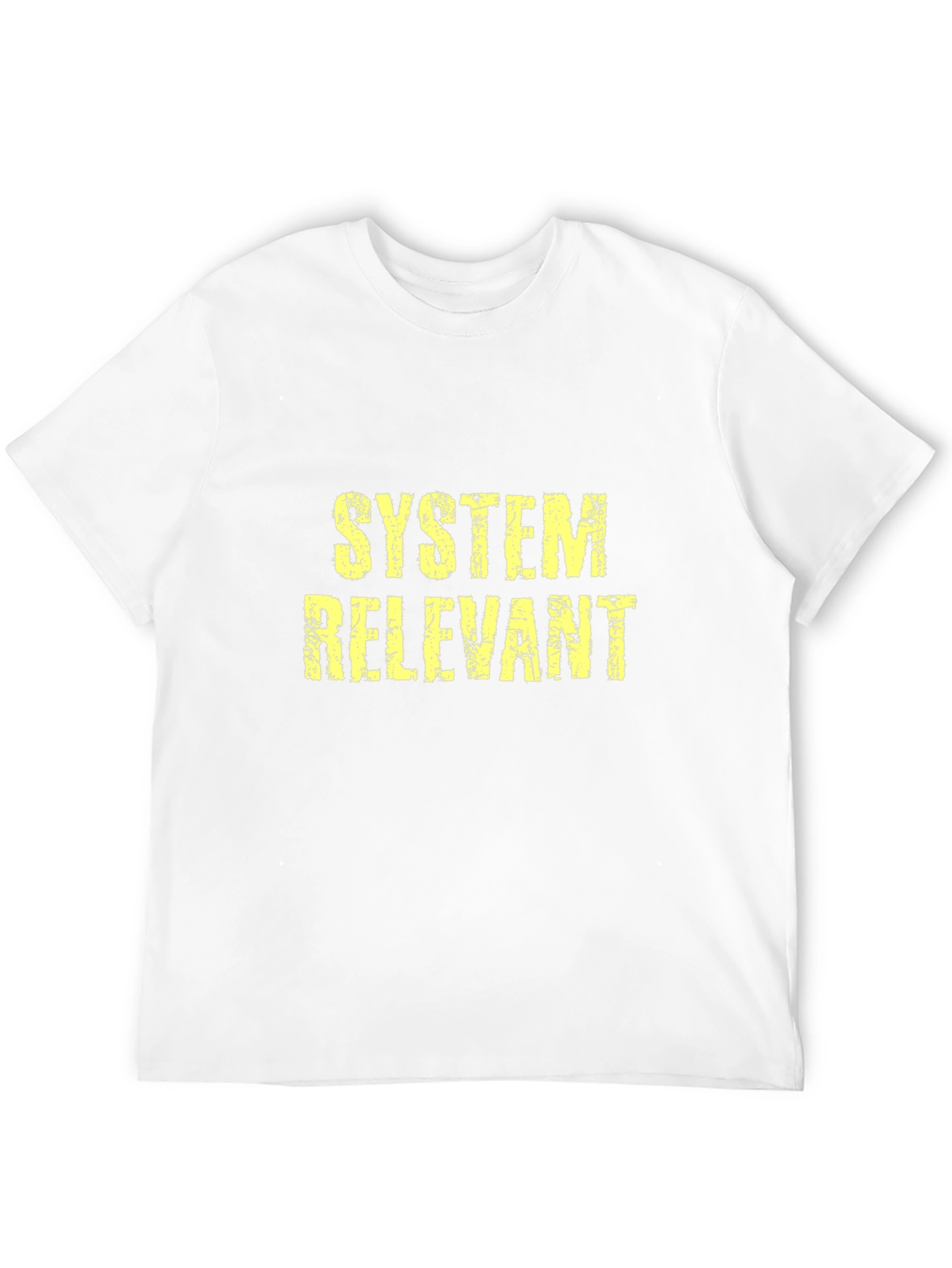 System Relevant Graphic Tee - Black Cotton T-Shirt