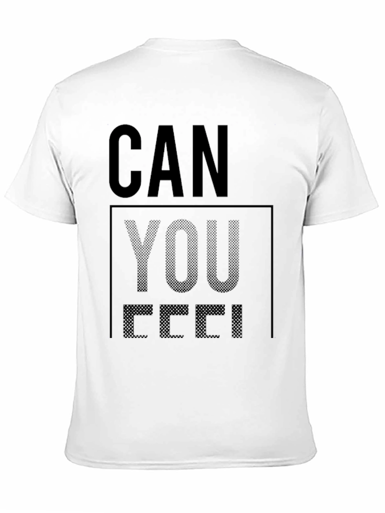 Can You Feel It Black Graphic Tee