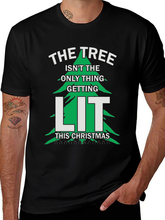 Funny Christmas Tree LIT T-Shirt