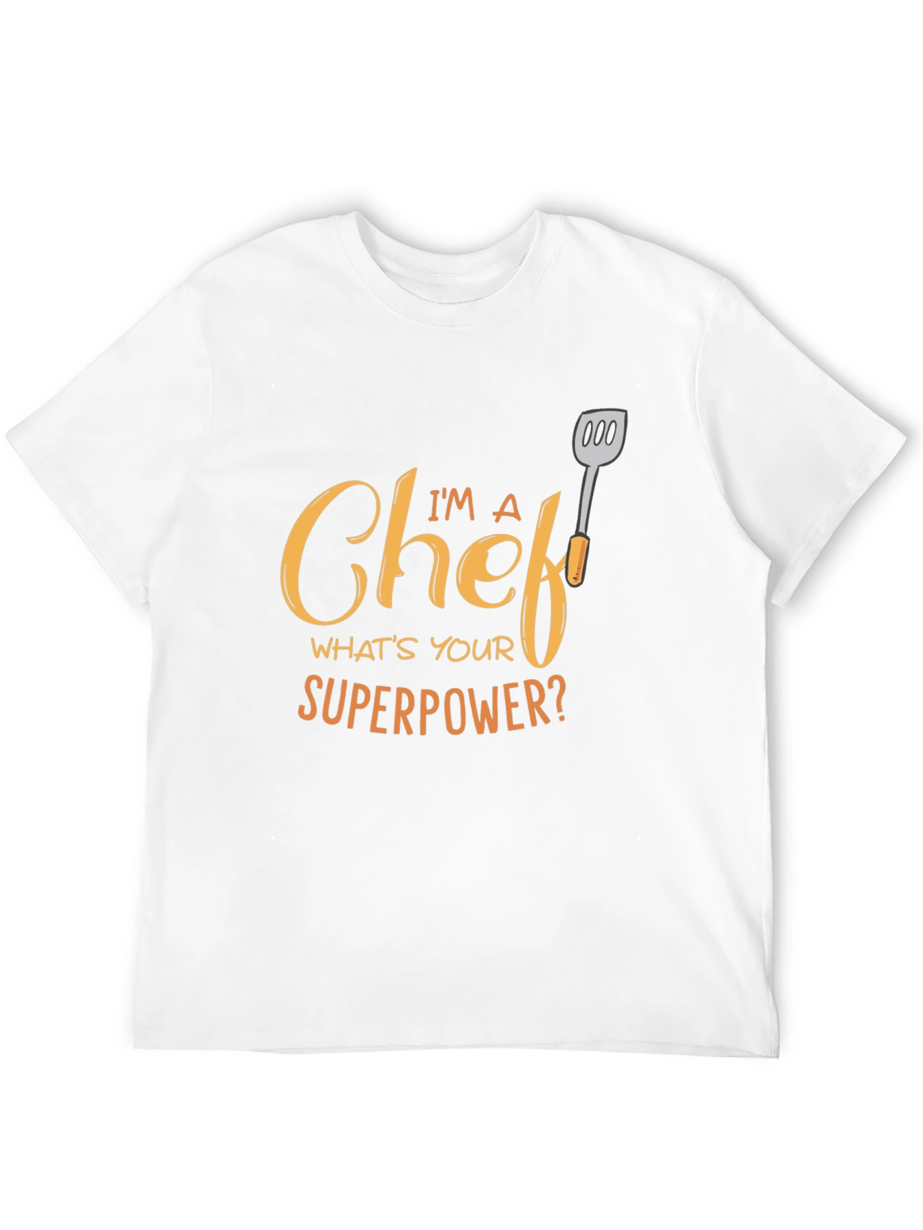 Chef Superpower Graphic Tee - Black Cotton T-Shirt