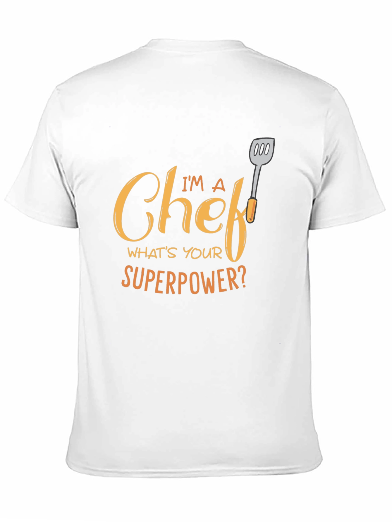 Chef Superpower Graphic Tee - Black Cotton T-Shirt