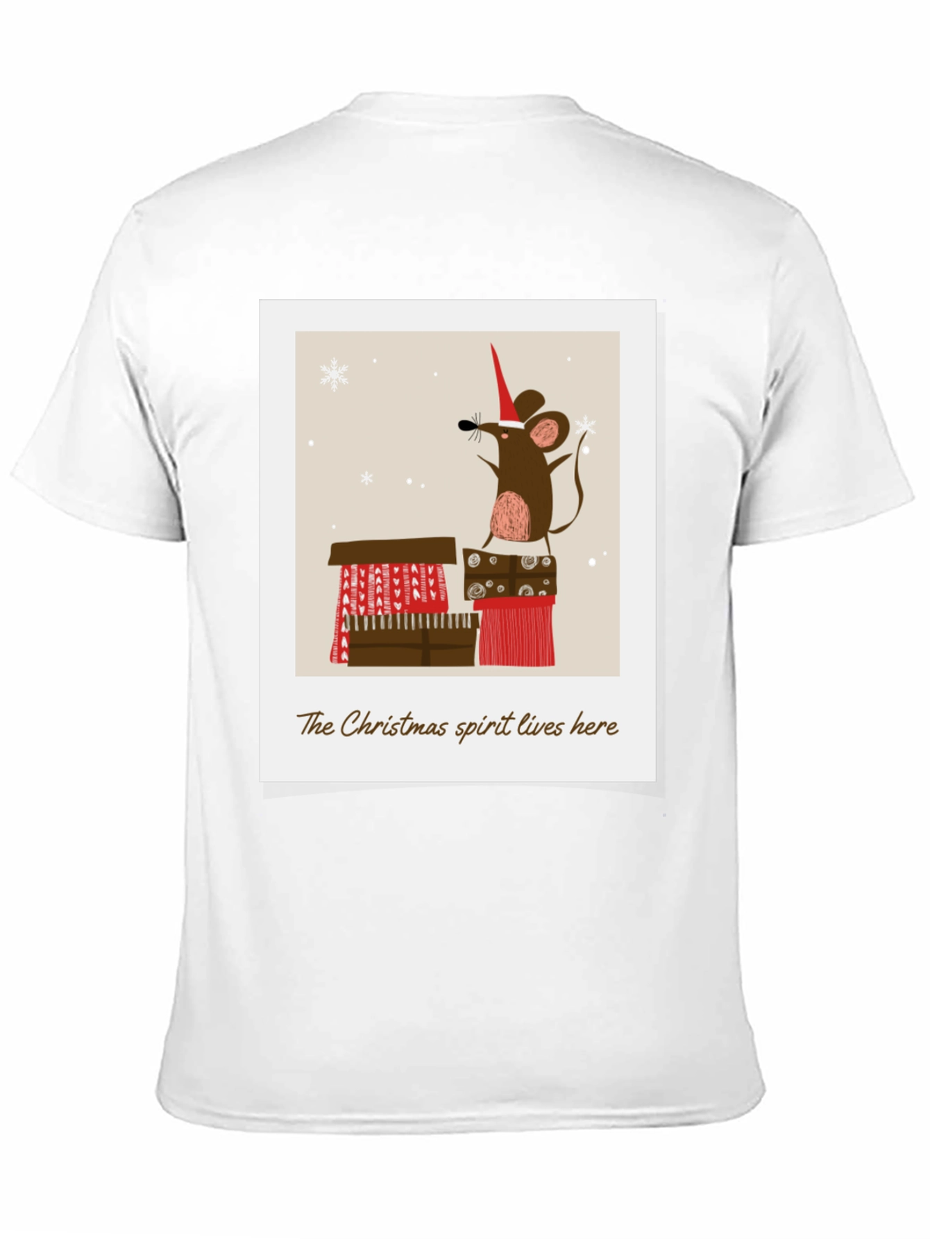 Festive Christmas Mouse T-Shirt