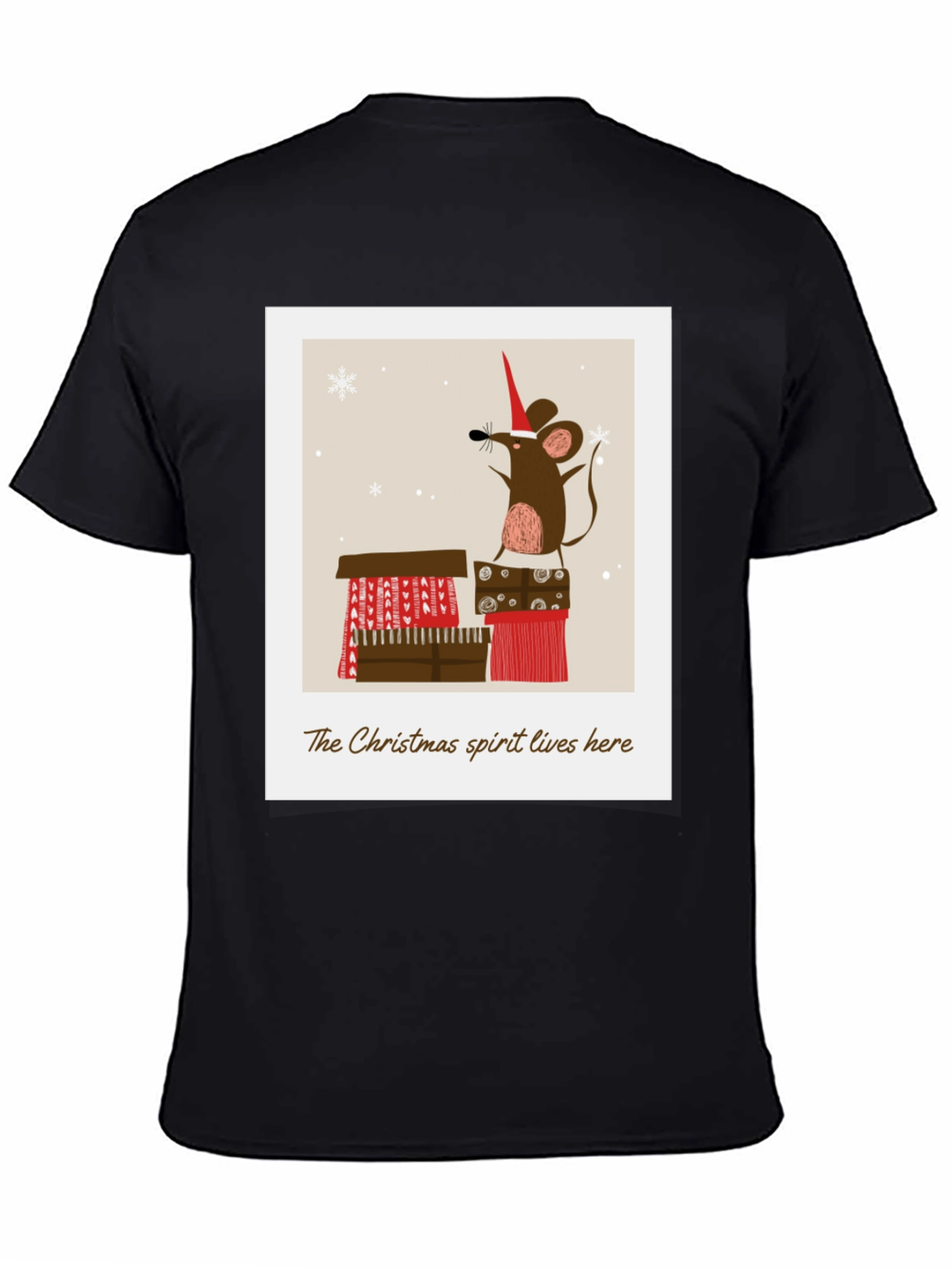 Festive Christmas Mouse T-Shirt
