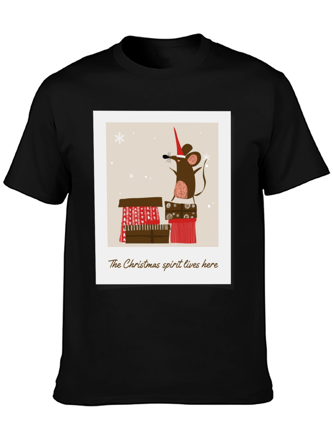 Festive Christmas Mouse T-Shirt
