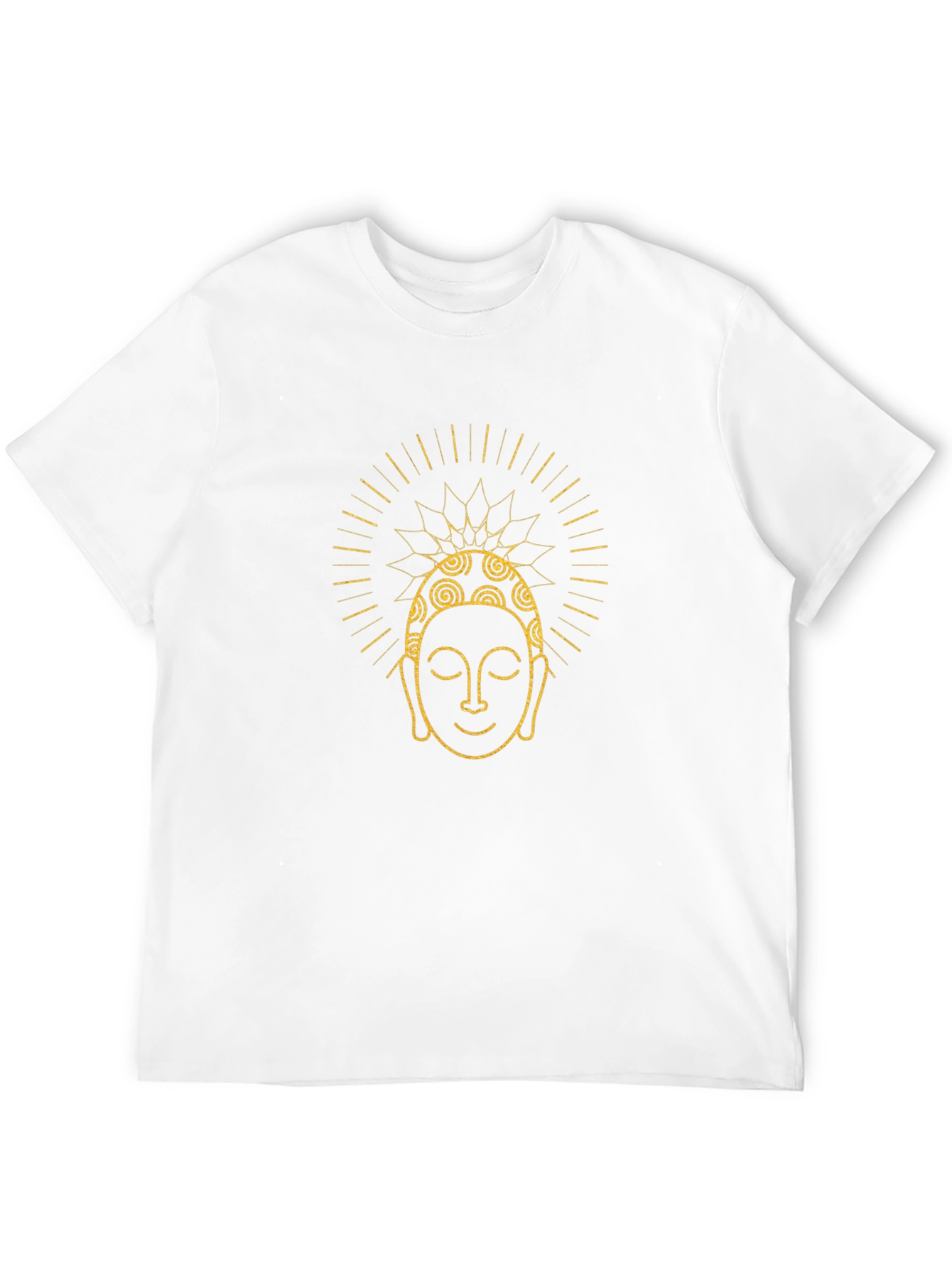 Buddha Graphic Tee - Stylish Black Cotton T-Shirt