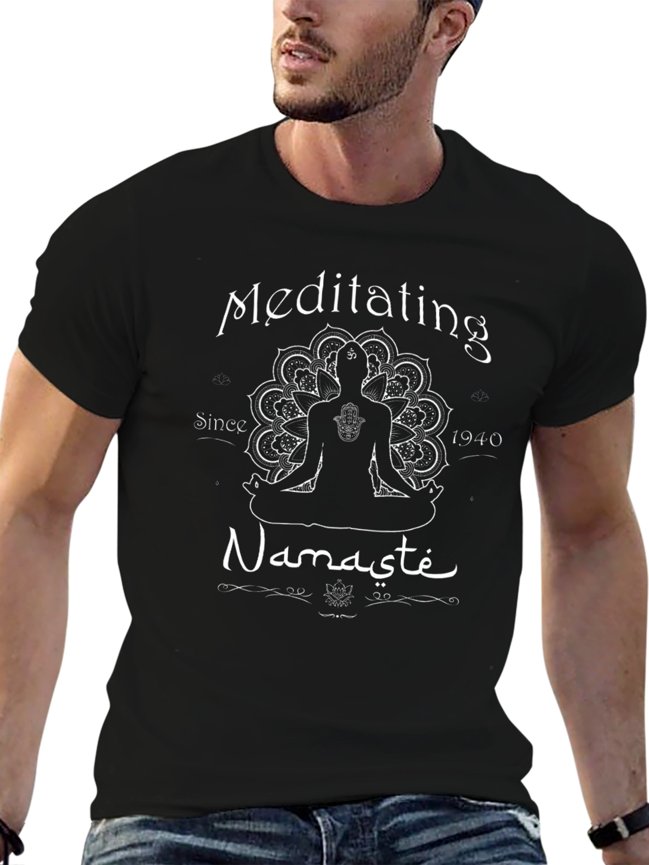 Meditating Since 1940 Yoga T-Shirt