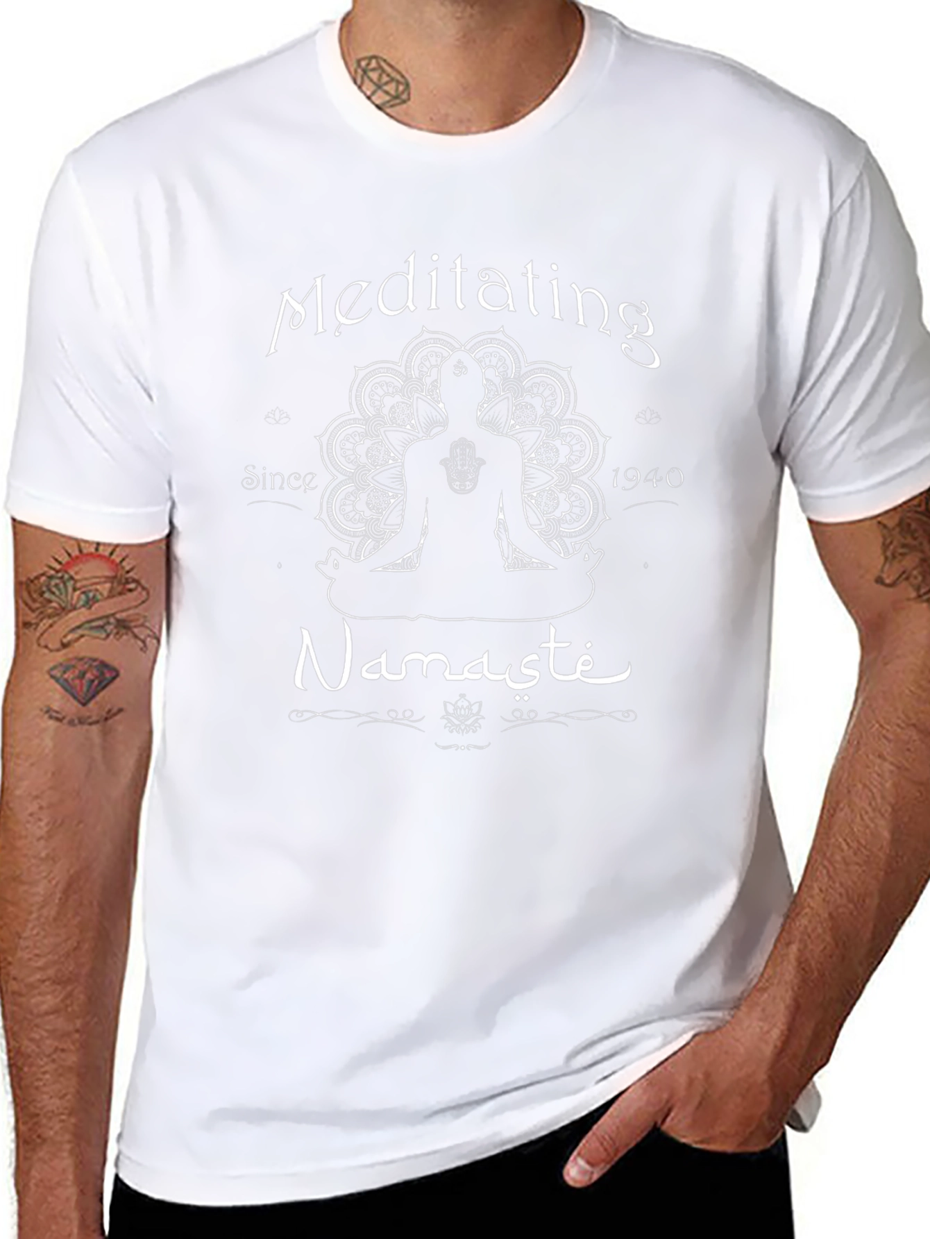 Meditating Since 1940 Yoga T-Shirt
