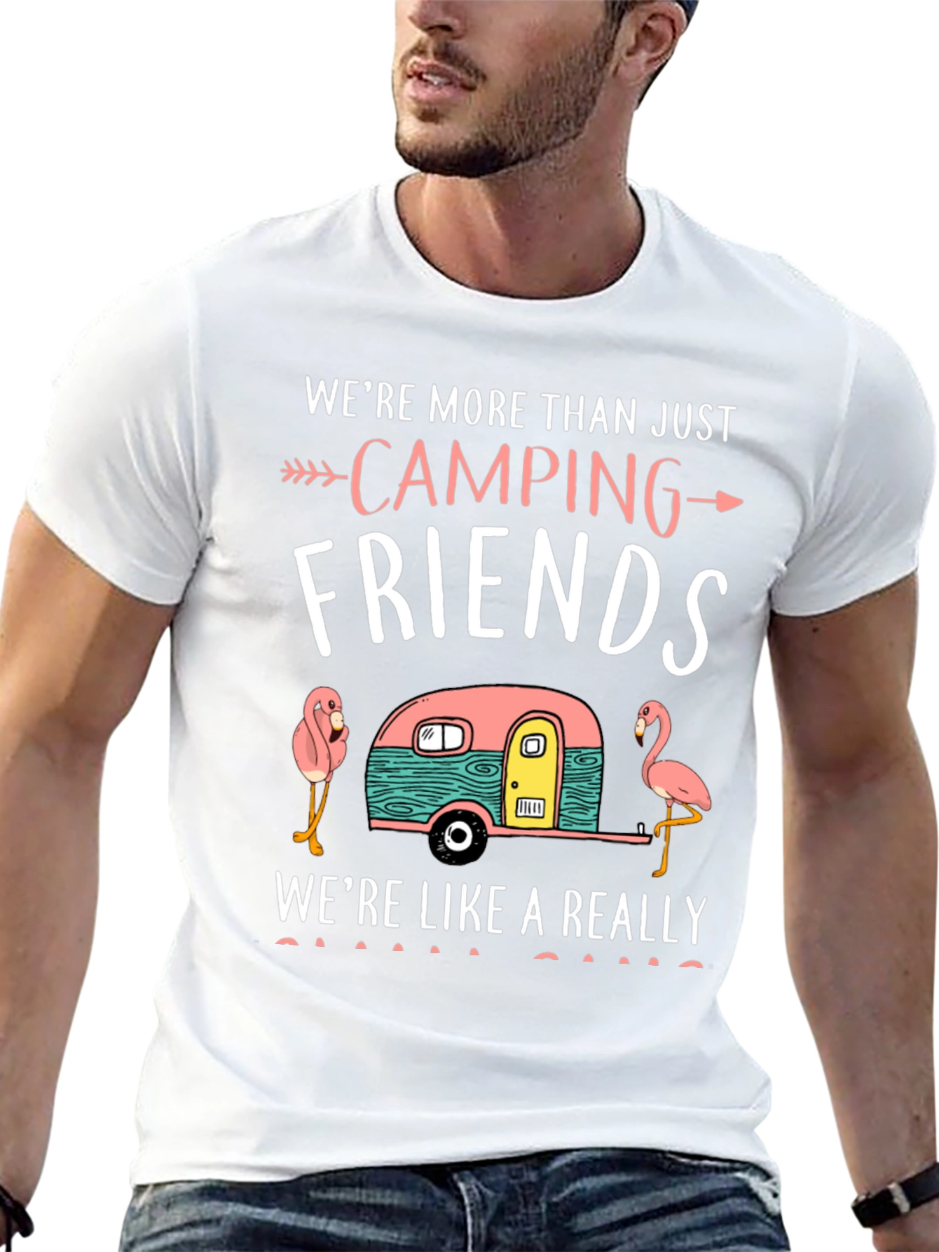Camping Friends Graphic Tee