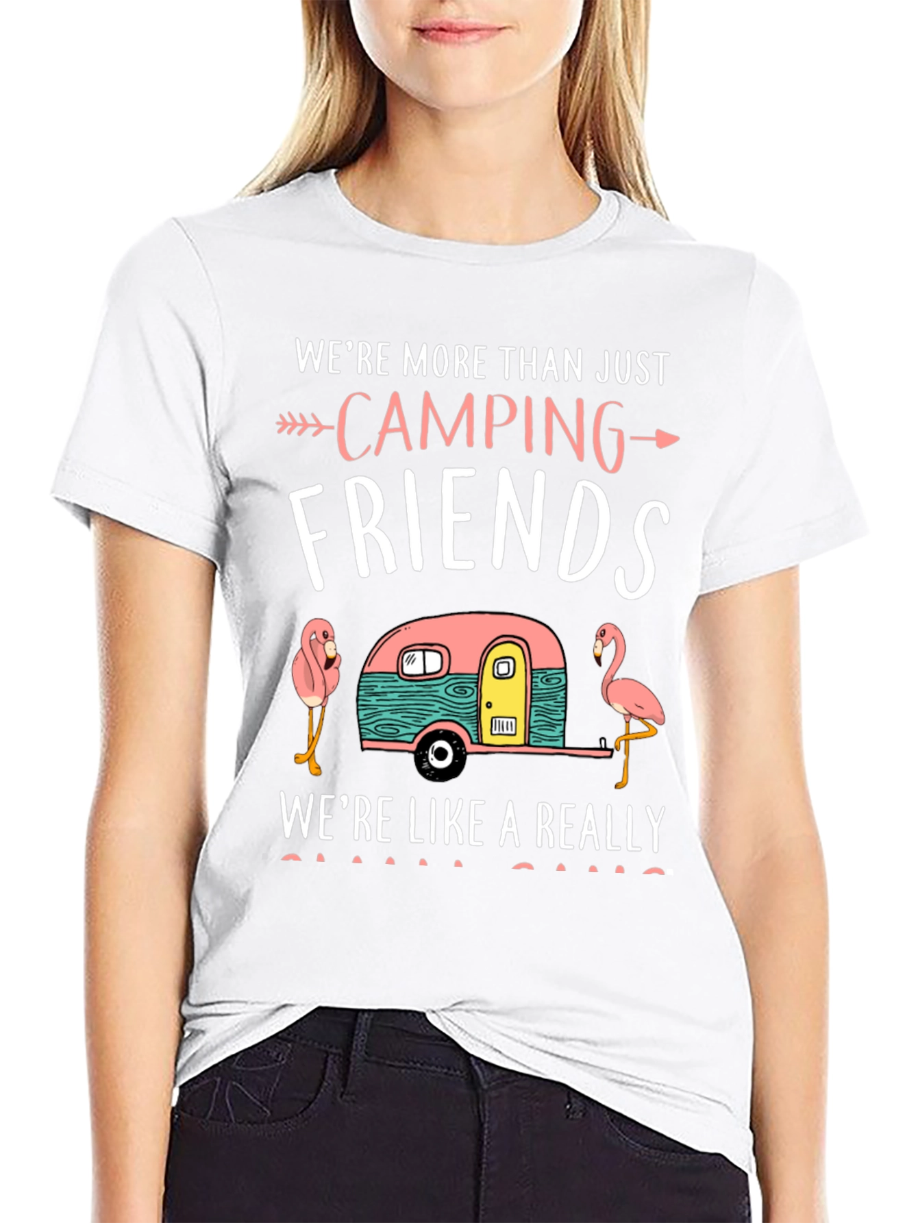 Camping Friends Graphic Tee