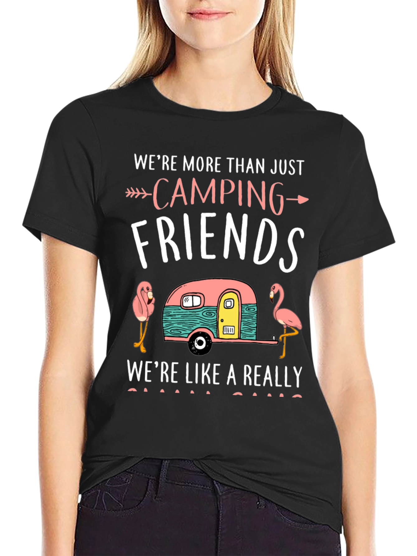 Camping Friends Graphic Tee