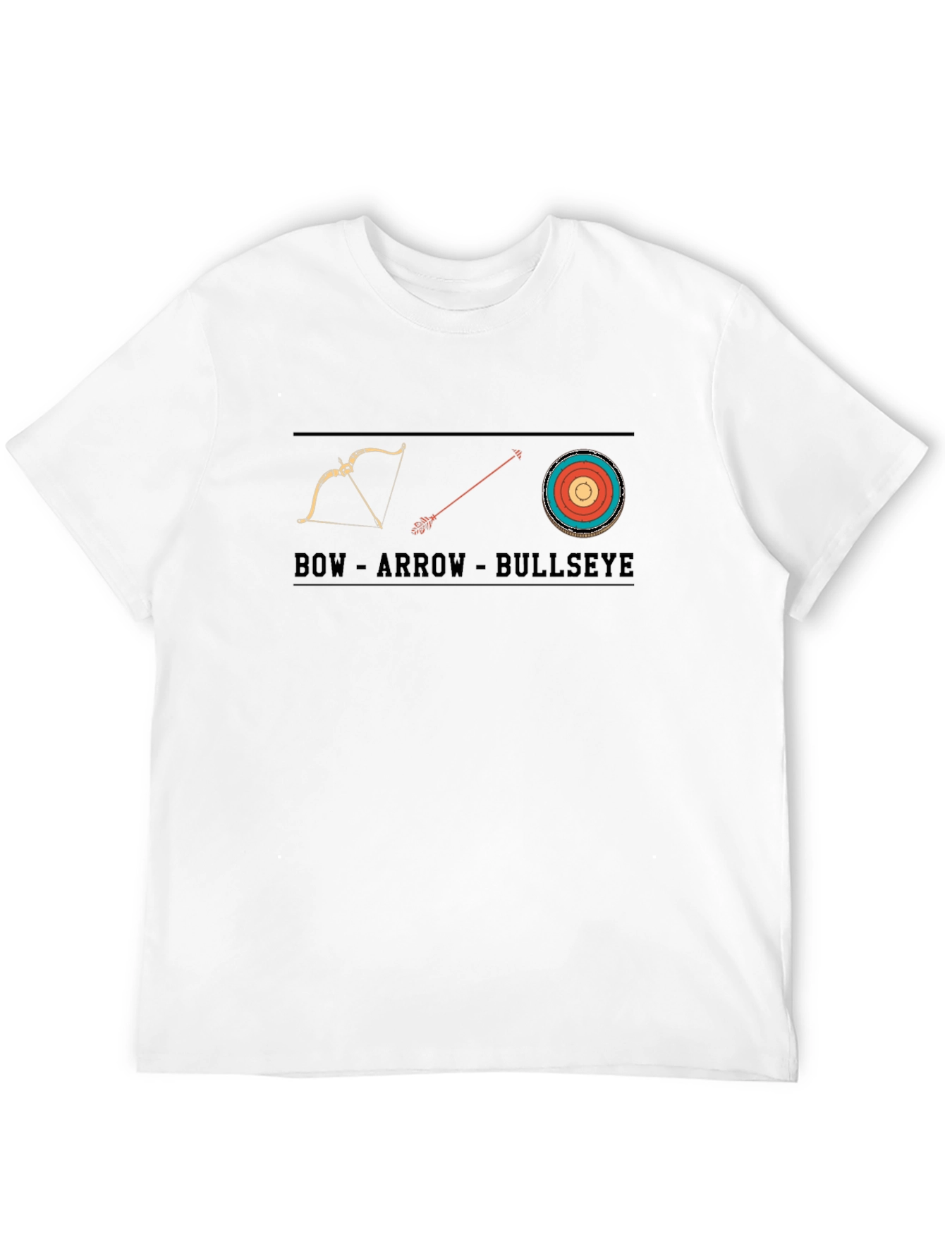 Bow Arrow Bullseye Graphic Tee