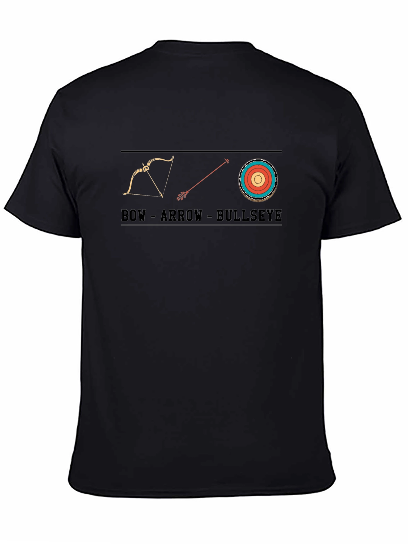 Bow Arrow Bullseye Graphic Tee