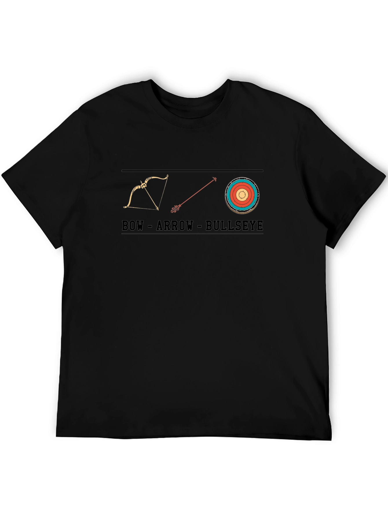 Bow Arrow Bullseye Graphic Tee