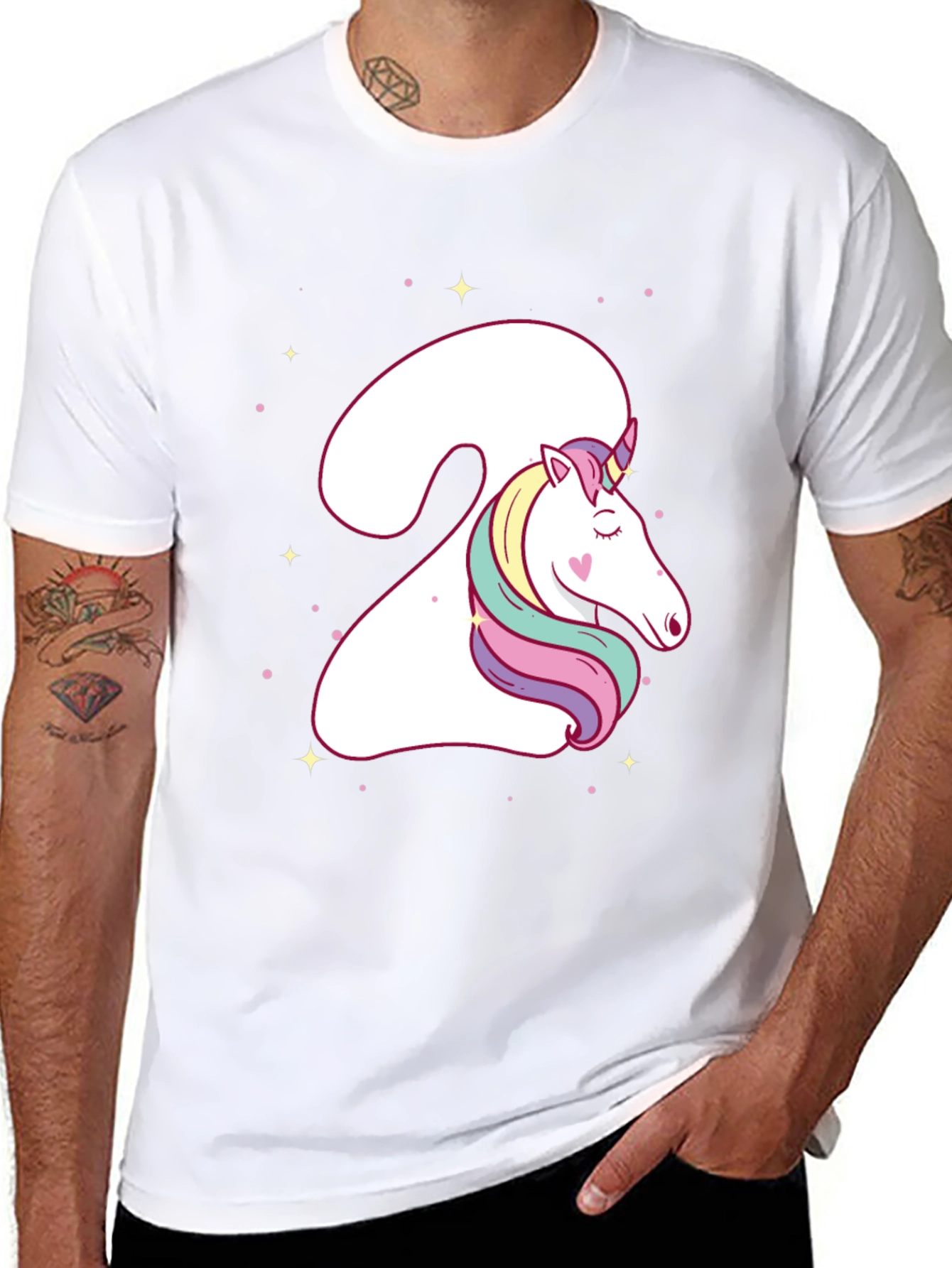 Unicorn Birthday Shirt - Number Two