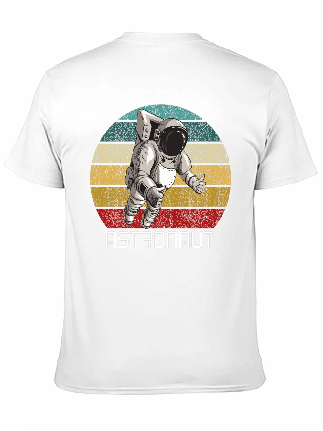 Astronaut Retro T-Shirt - Cool Space Design