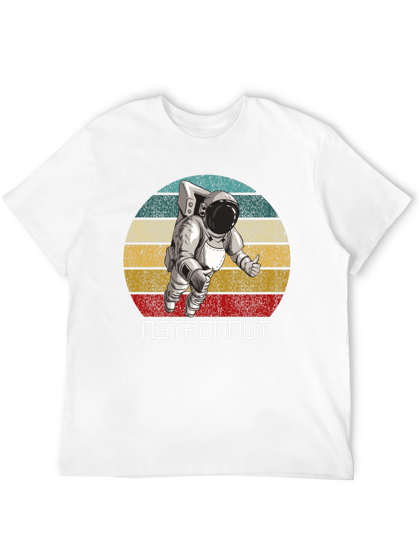 Astronaut Retro T-Shirt - Cool Space Design