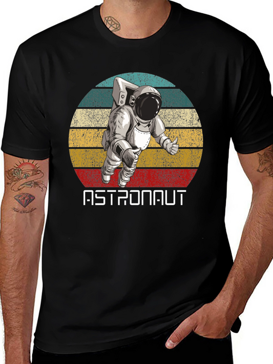 Astronaut Retro T-Shirt - Cool Space Design