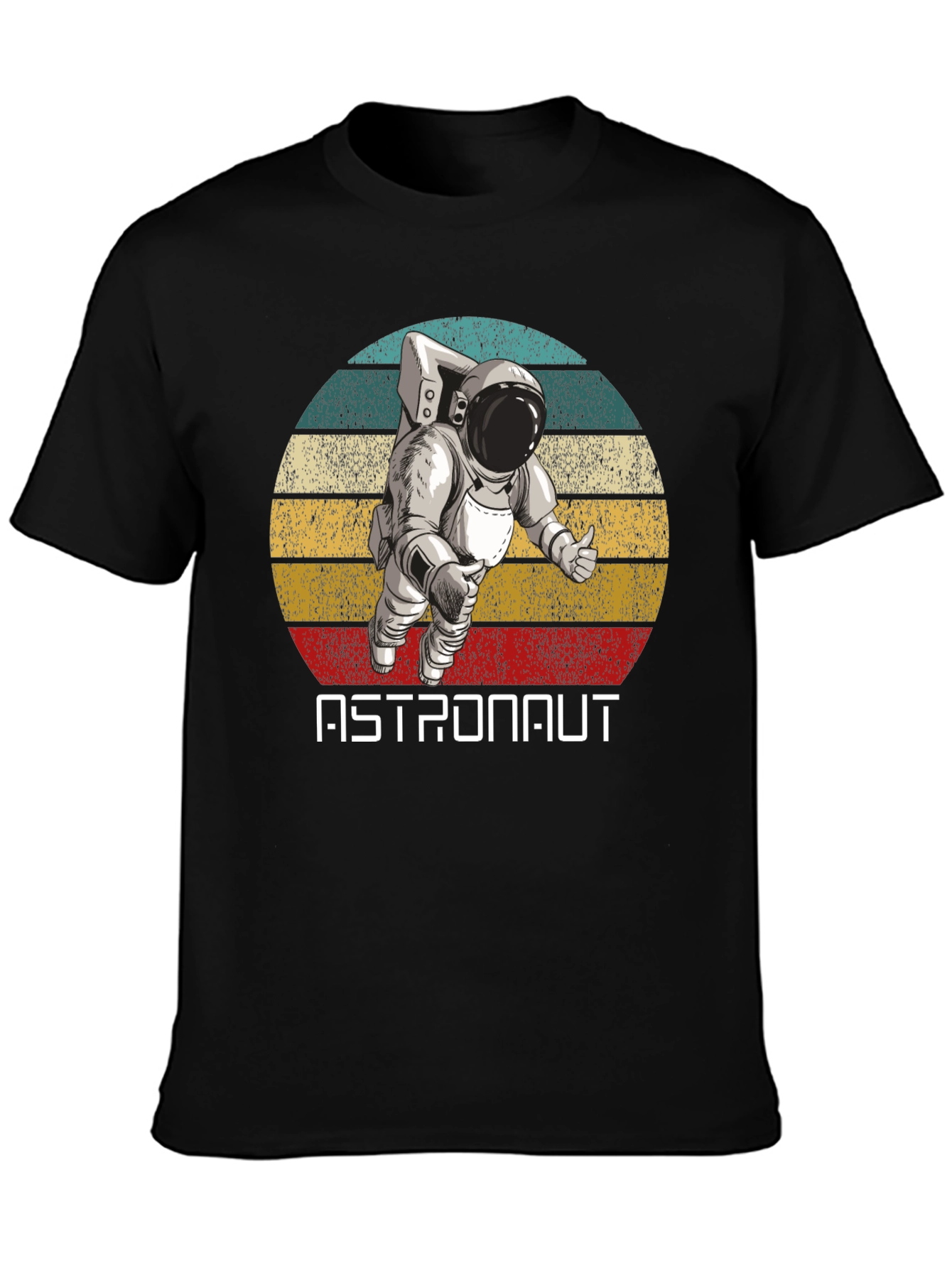 Astronaut Retro T-Shirt - Cool Space Design